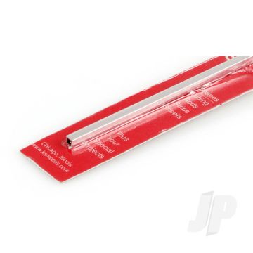 K&S 83012 Square Aluminium Tube 5/32" x 12" x .014" (1 pcs)
