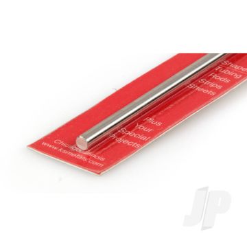 K&S 87137 Round Stainless Steel Rod 3/16" x 12" x  (1 pcs)