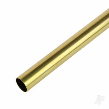 K&S 9125 Round Brass Tube 21/32" x 36" x .014" (1 pcs)