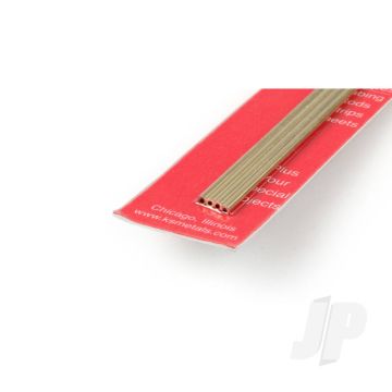 K&S 9820 Round Brass Tube 2mm x 300mm x .45mm (4 pcs)