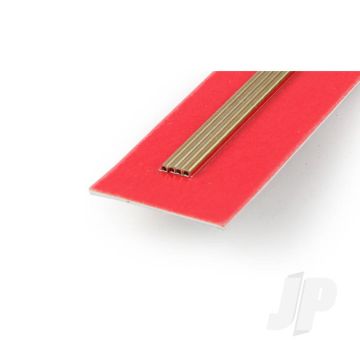 K&S 9831 Round Brass Tube 1.5mm x 300mm x .225mm (4 pcs)