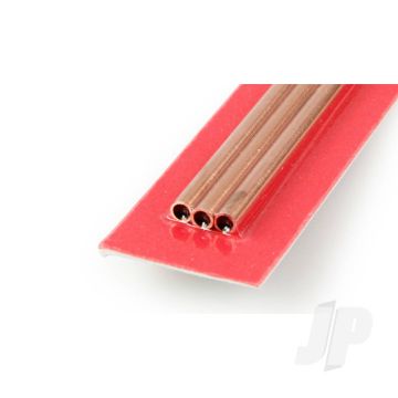 K&S 9872 Round Copper Tube 4mm x 300mm x .36mm (3 pcs)