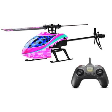 Kootai F03 Flybarless RC RTF Helicopter w/Gyro, Autoland, Lights – Purple/Blue
