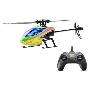 Kootai F03 Flybarless RC RTF Helicopter w/Gyro, Autoland, Lights – Yellow/Green