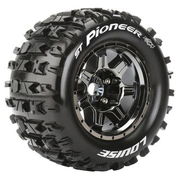 Louise Rc St-Pioneer 1/8 Sport 1/2" Offset Hex 17mm Black Chrome