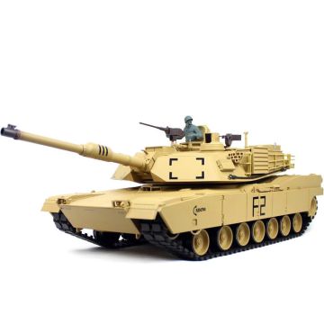Henglong 1:16 US M1A2 Abrams RTR RC Tank (IR, Shoots, Smokes & Sound)