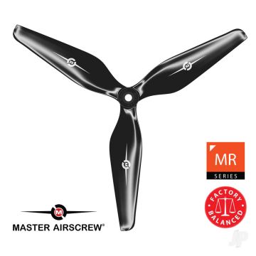 Master Airscrew 7x3.7 3MR 3-Blade Propeller (CCW) Black
