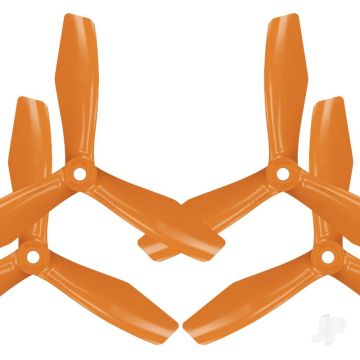 Master Airscrew 5x4.5 BN 3-Blade FPV RC Drone Propeller Props Set - Orange 