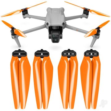Master Airscrew DJI Air 3 STEALTH Upgrade Propellers - x4 Orange