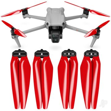 Master Airscrew DJI Air 3 STEALTH Upgrade Propellers - x4 Red