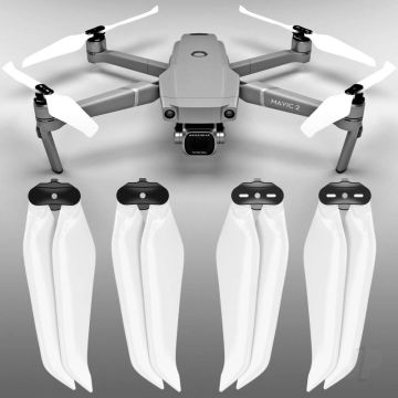 Master Airscrew STEALTH Props Set White - DJI Mavic 2 / Pro / ZOOM / Enterprise