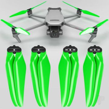 Master Airscrew 9.4x5.3 STEALTH Prop Set x4 Green - DJI Mavic 3 RC Drone