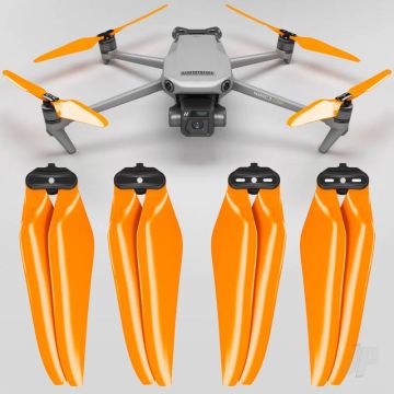 Master Airscrew 9.4x5.3 STEALTH Prop Set x4 Orange - DJI Mavic 3 RC Drone