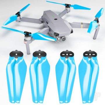 Master Airscrew STEALTH Propeller Props Set Blue - DJI Mavic Pro Platinum Drone
