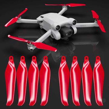 Master Airscrew DJI Mini 3 Pro/4 Pro STEALTH Upgrade Propellers - x4 Red