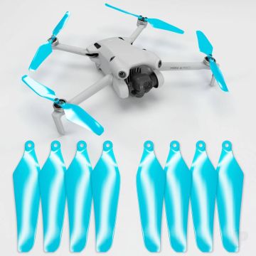Master Airscrew DJI Mini 4 / 3 Pro SUPER STEALTH Upgrade Propellers - x4 Blue