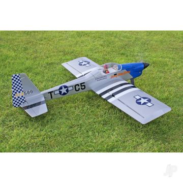 Max-Thrust Ruckus Balsa ARTF RC Plane (54in) – P-51