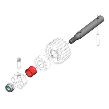 MIP Wide Track Kit, 4mm Offset , Traxxas Trx-4 Bronco Defende