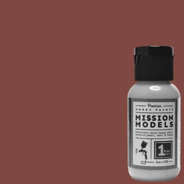 Mission Models Mahogany ( Flight Decks Tools etc ) (1oz) Acrylic Airbrush Paint
