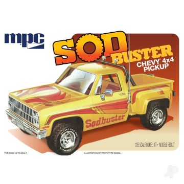 MPC 1981 Chevy Stepside Pickup Sod Buster Plastic Model Kit