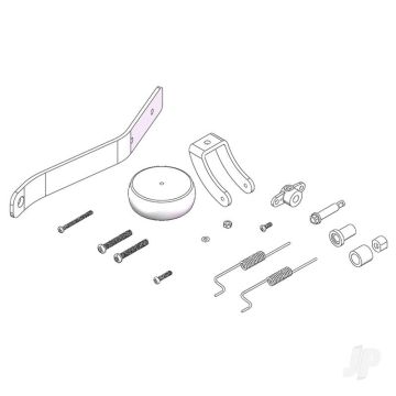 Multiplex FunCub XL Tail Wheel Set 224438