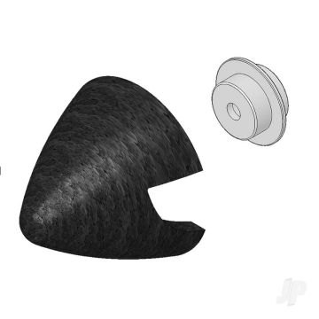 Multiplex Spinner Elapor Black 62mm incl. Support