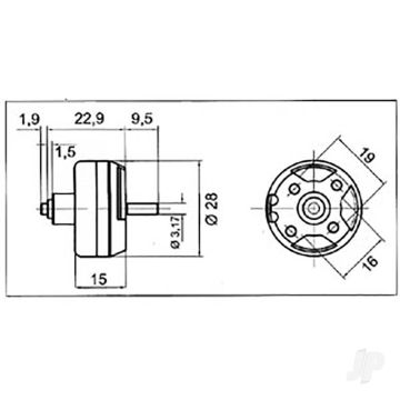 Multiplex ROXXY BL Outrunner (C28-15) Brushless Electric Motor