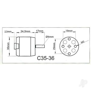 Multiplex ROXXY BL Outrunner (C35-36-06) Brushless Electric Motor