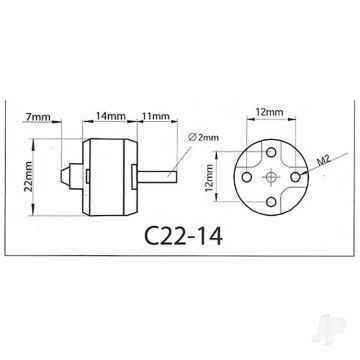 Multiplex ROXXY BL Outrunner (C22-14-31) Brushless Electric Motor