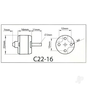 Multiplex ROXXY BL Outrunner (C22-16-18) Brushless Electric Motor