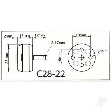 Multiplex ROXXY BL Outrunner (C28-22-25) Brushless Electric Motor