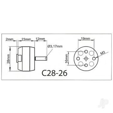 Multiplex ROXXY BL Outrunner (C28-26-12) Brushless Electric Motor