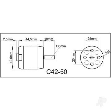 Multiplex ROXXY BL Outrunner (C42-50-06) Brushless Electric Motor