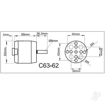 Multiplex ROXXY BL Outrunner (C63-62-10) Brushless Electric Motor