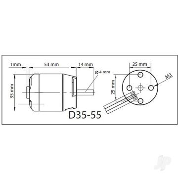 Multiplex ROXXY BL Outrunner (D35-55-04) Brushless Electric Motor