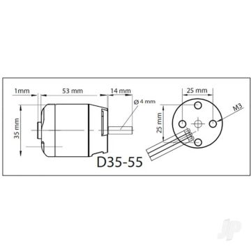 Multiplex ROXXY BL Outrunner (D35-55-06) Brushless Electric Motor