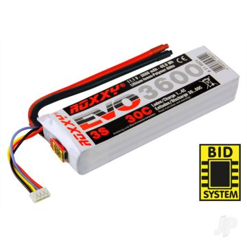 Multiplex Roxxy Evo 3600mAh 11.1v 3S 30C RC Model Plane LiPo Battery