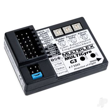 Multiplex MULTIGyro G3 3-Axis Gyro 75505 for Fixed Wing RC Planes