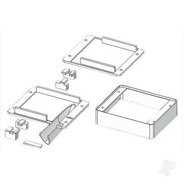 Multiplex Wing Servo Mount Universal (1 Pair) 85078