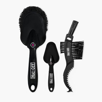 Muc-Off 3x Brush Set (Detail, Soft, Claw)