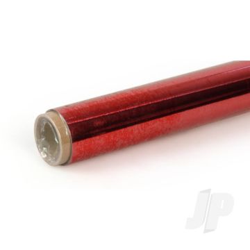 Oracover 2m Oralight Chrome Red (93) Covering for RC Model Planes