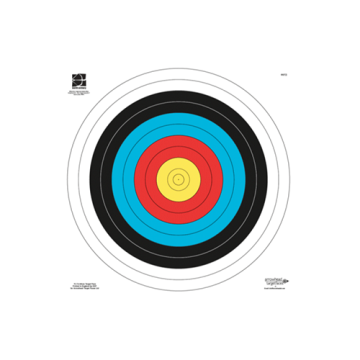 Archery Large 60cm Full Size Indoor Shooting Target Face FITA (Pack of 10)