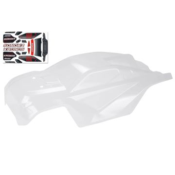 Corally Polycarbonate Body Kronos XP 6S Clear - Precut w/Decals