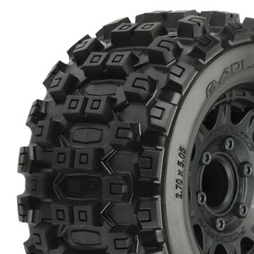 Proline Badlands Mx 28 2.8" All Terrain Tyres Black Raid Wheel 6x30