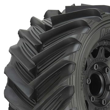 Proline Demolisher 2.8" Tyres Raid Blk 6x30 R/Hex 12mm Wheels (Pair)