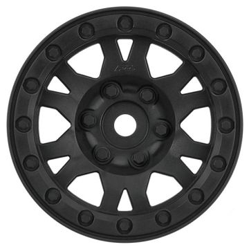 PROLINE IMPULSE 1.9" BLACK PLASTIC INTERNAL BEADLOC WHEEL