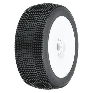Proline 'Convict' S3 Premount Velocity V2 White Wheels (2)