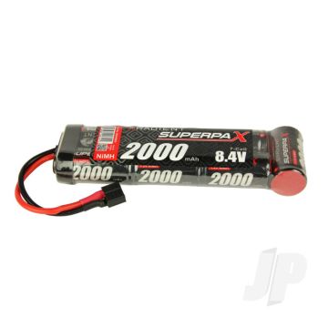 Radient NiMH Battery 8.4V 2000mAh SC 6-1 Stick Pack Deans HCT T-Style Connector Plug
