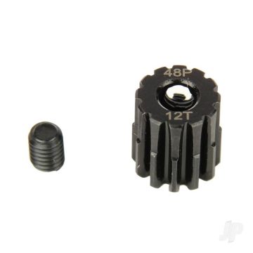Radient Pinion Gear, 48P, Steel 12T 