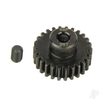 Radient Pinion Gear, 48P, Steel 26T 